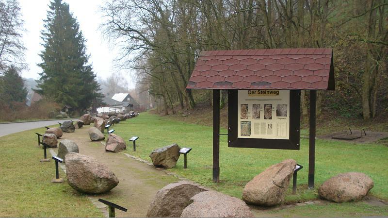 Geologischer Garten Stolzenhagen: Findlingssteine