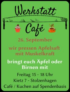 Werkstattcafe Stolzenhagen